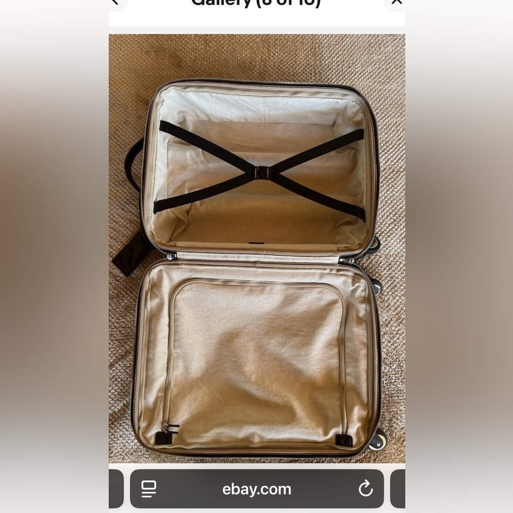 Versatile Beige Carry-On Spinner Suitcase for Men